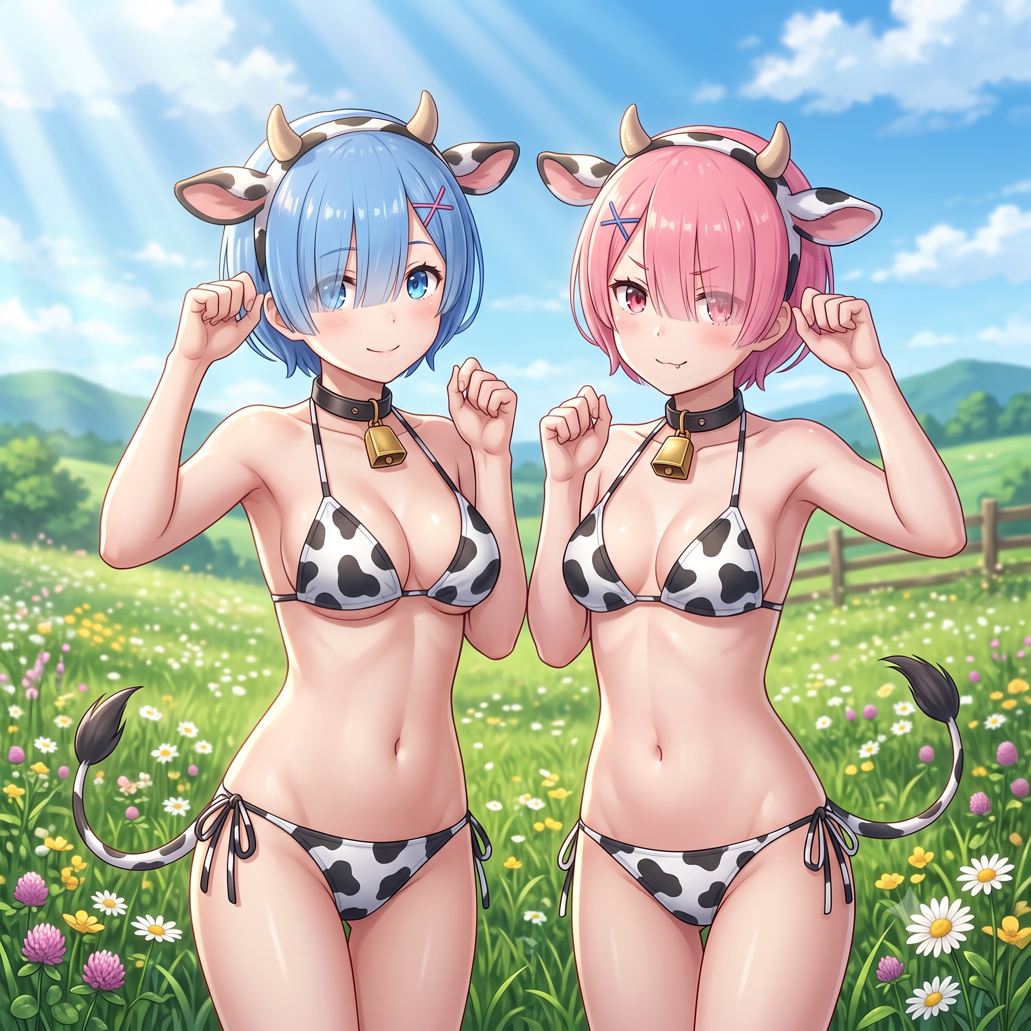 レムさん ラムさん　🐮も～