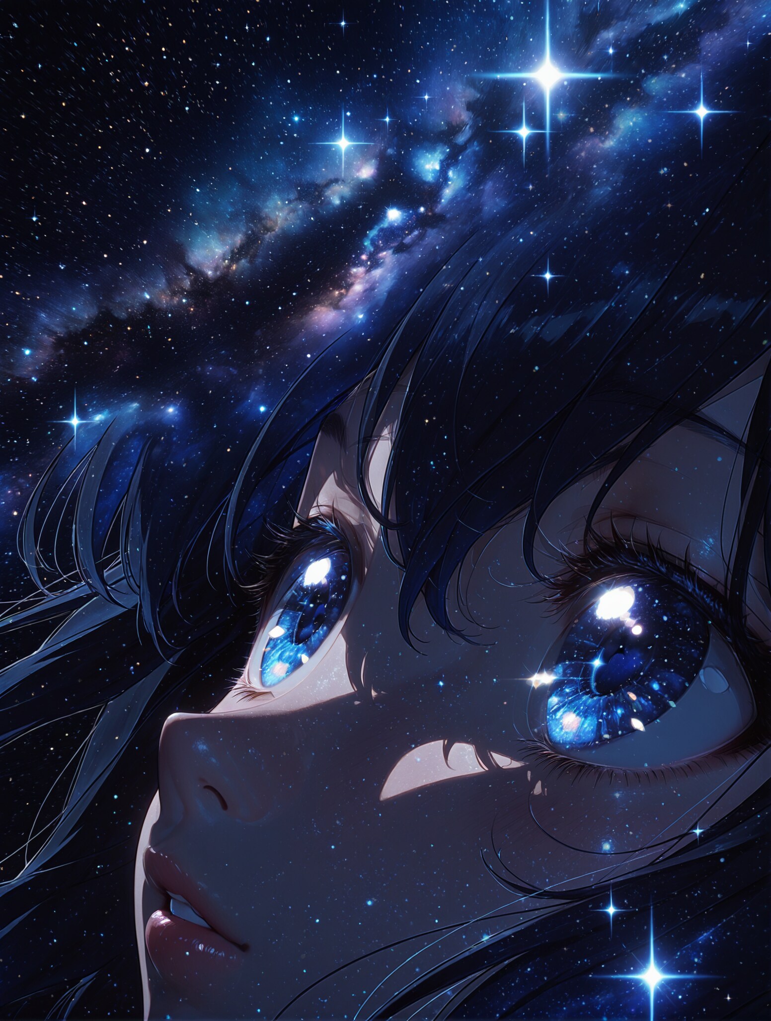 天体観測少女 | の人気AIイラスト・グラビア