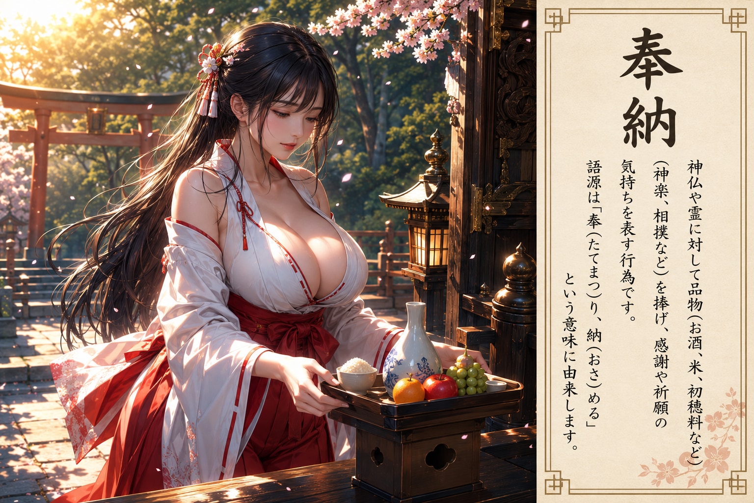 奉納