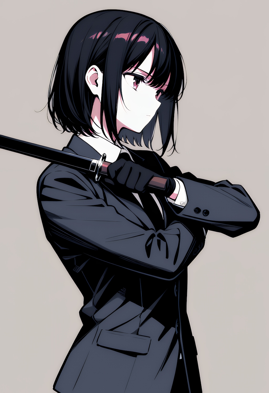 スーツ女子