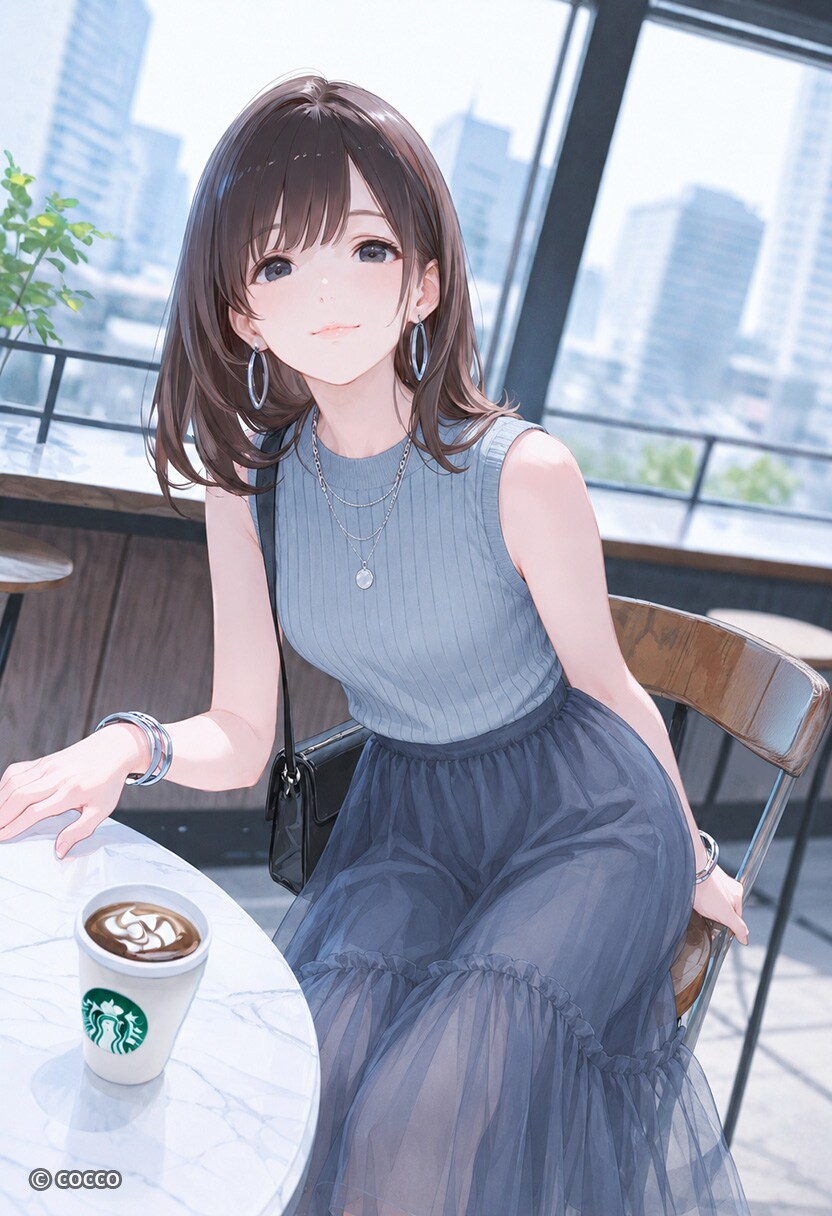 グレーに溶ける午後