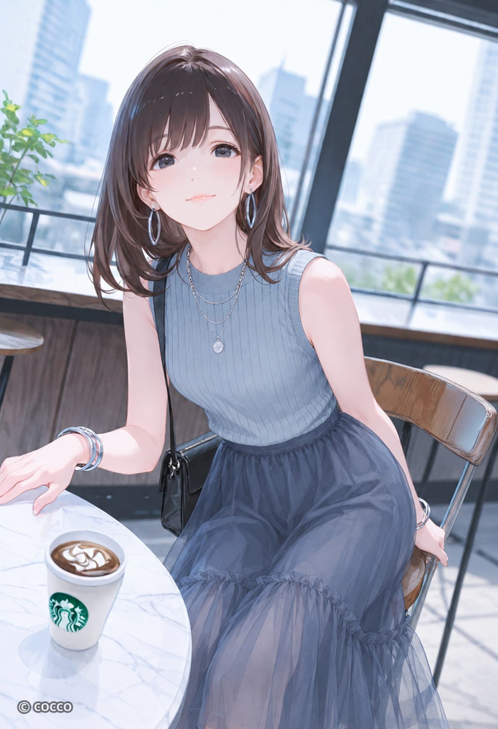 グレーに溶ける午後