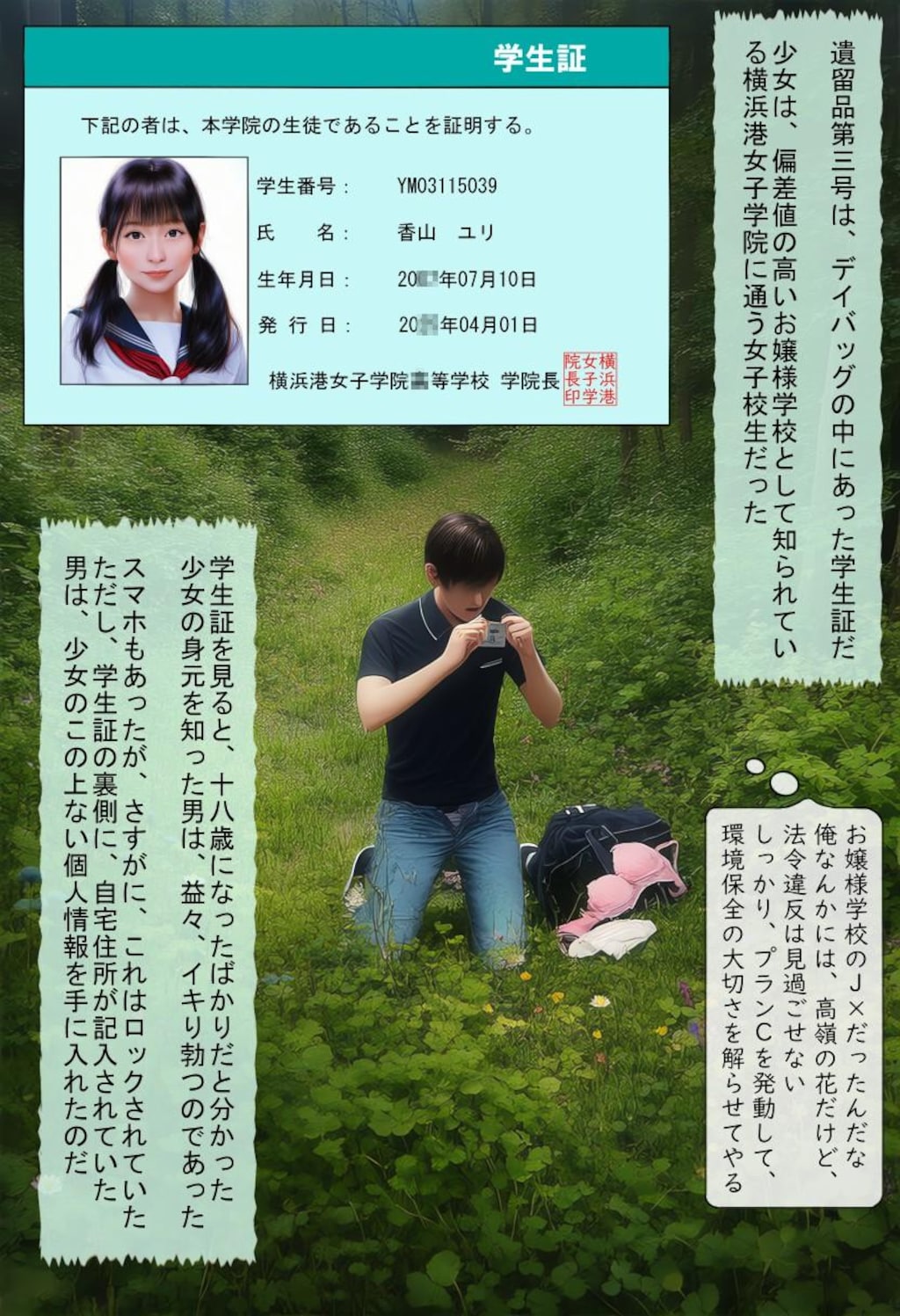 ハイカーガール33：被疑者はお嬢様学校のJ×だった