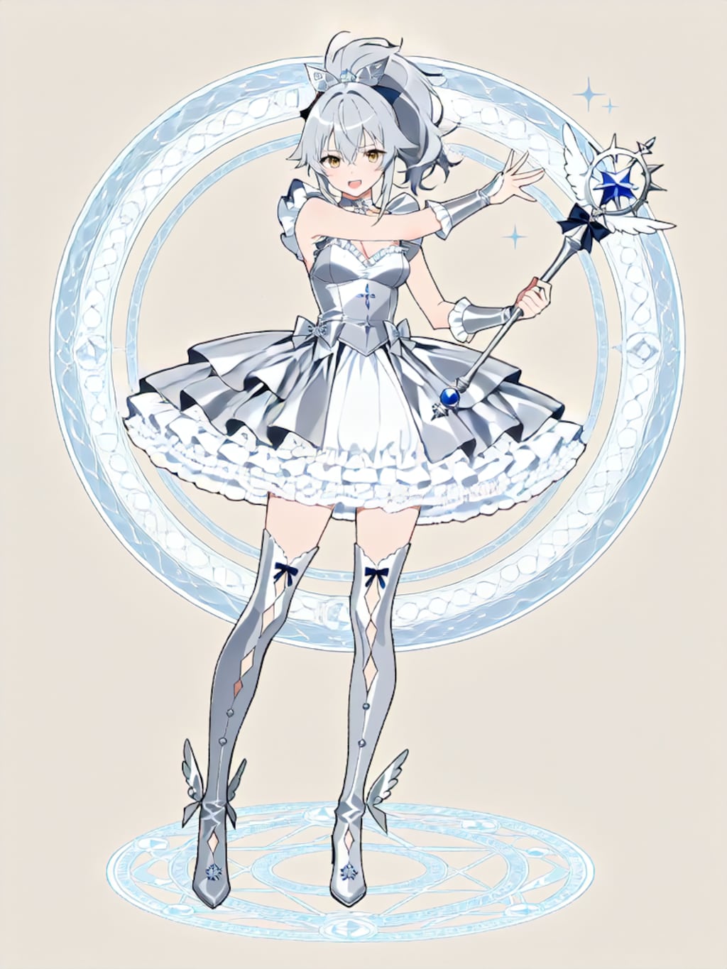 変身！魔法少女エル【誕生日FA パラパライラスト】