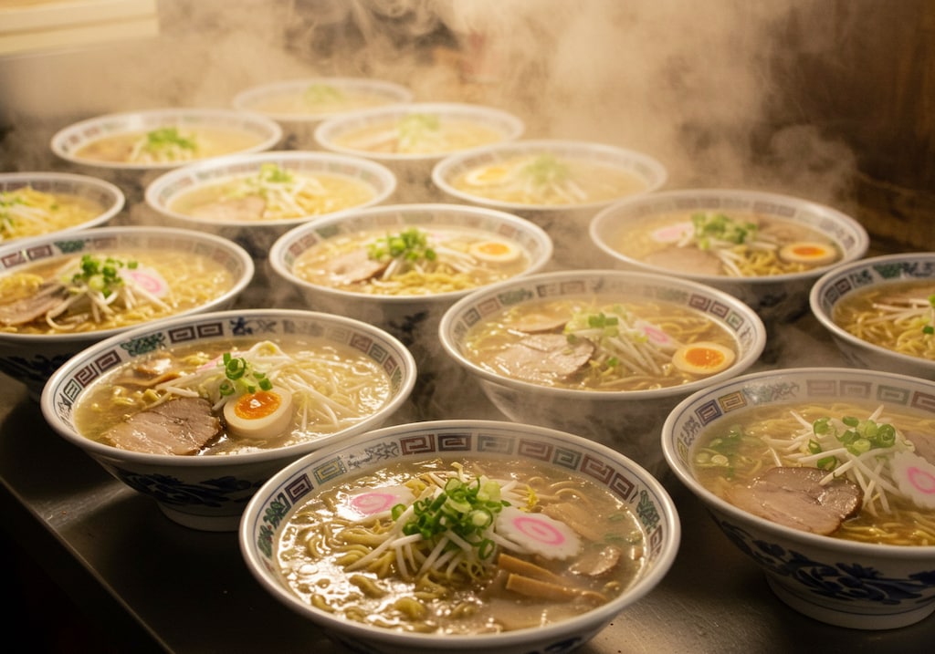 摩訶不思議食堂のラーメン食べ放題エンドレスディナーコース付き