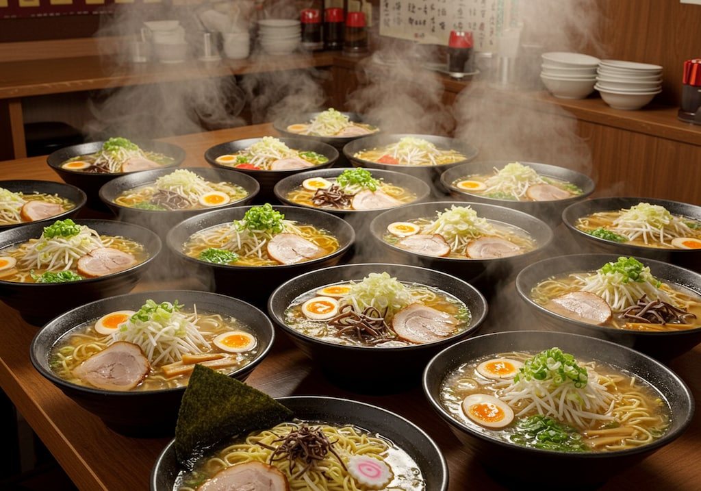 摩訶不思議食堂のラーメン食べ放題エンドレスディナーコース付き