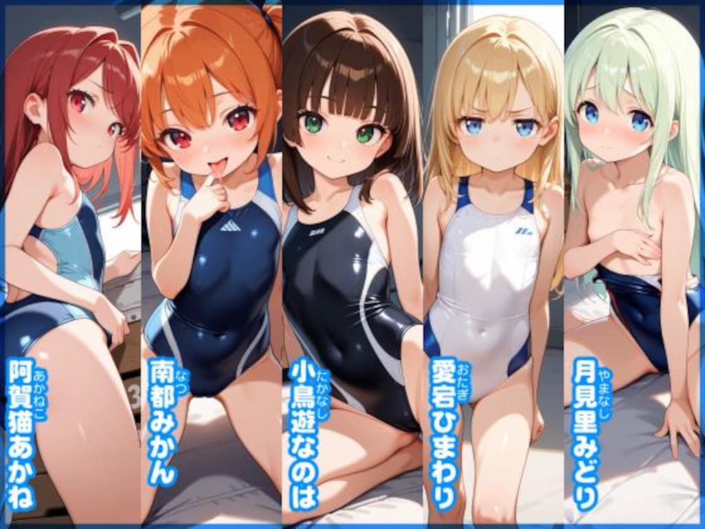 競泳水着「阿賀猫あかね」