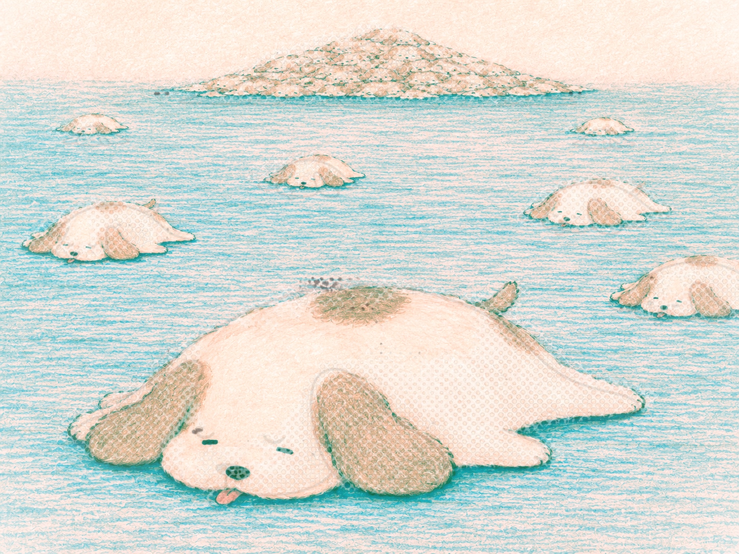 暑すぎて床 | の人気AIイラスト・グラビア