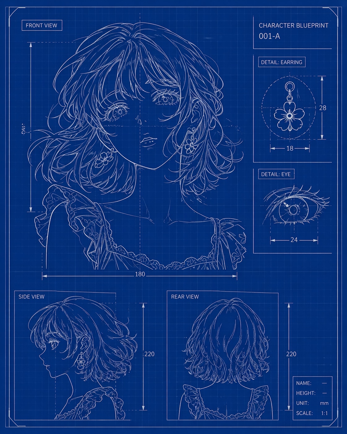 Character Blueprint | の人気AIイラスト・グラビア