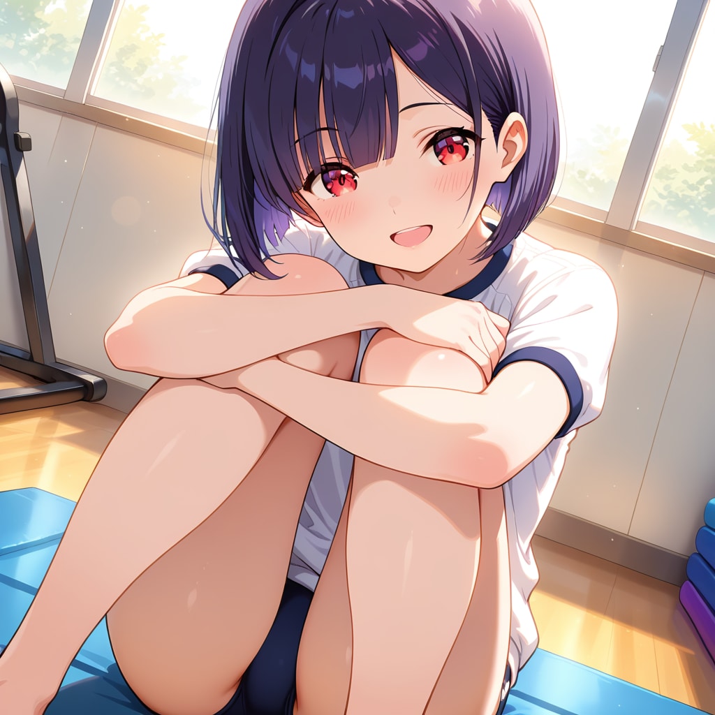 HARPYでブルマ娘　~ 黒髪ボブのブルマ娘７7 ~