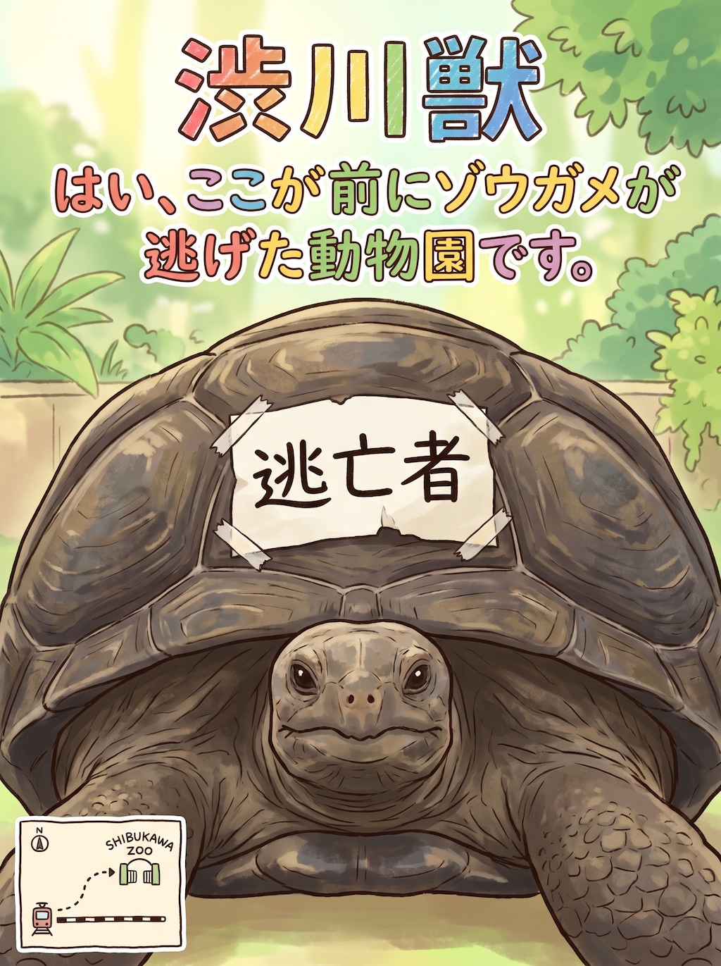 渋川動物園のポスター
