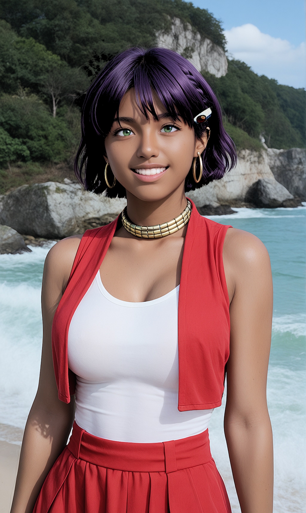 ナディア・ラ・アルウォール風な女性①