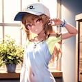 キャップを被ったメスガキちゃん 3枚目