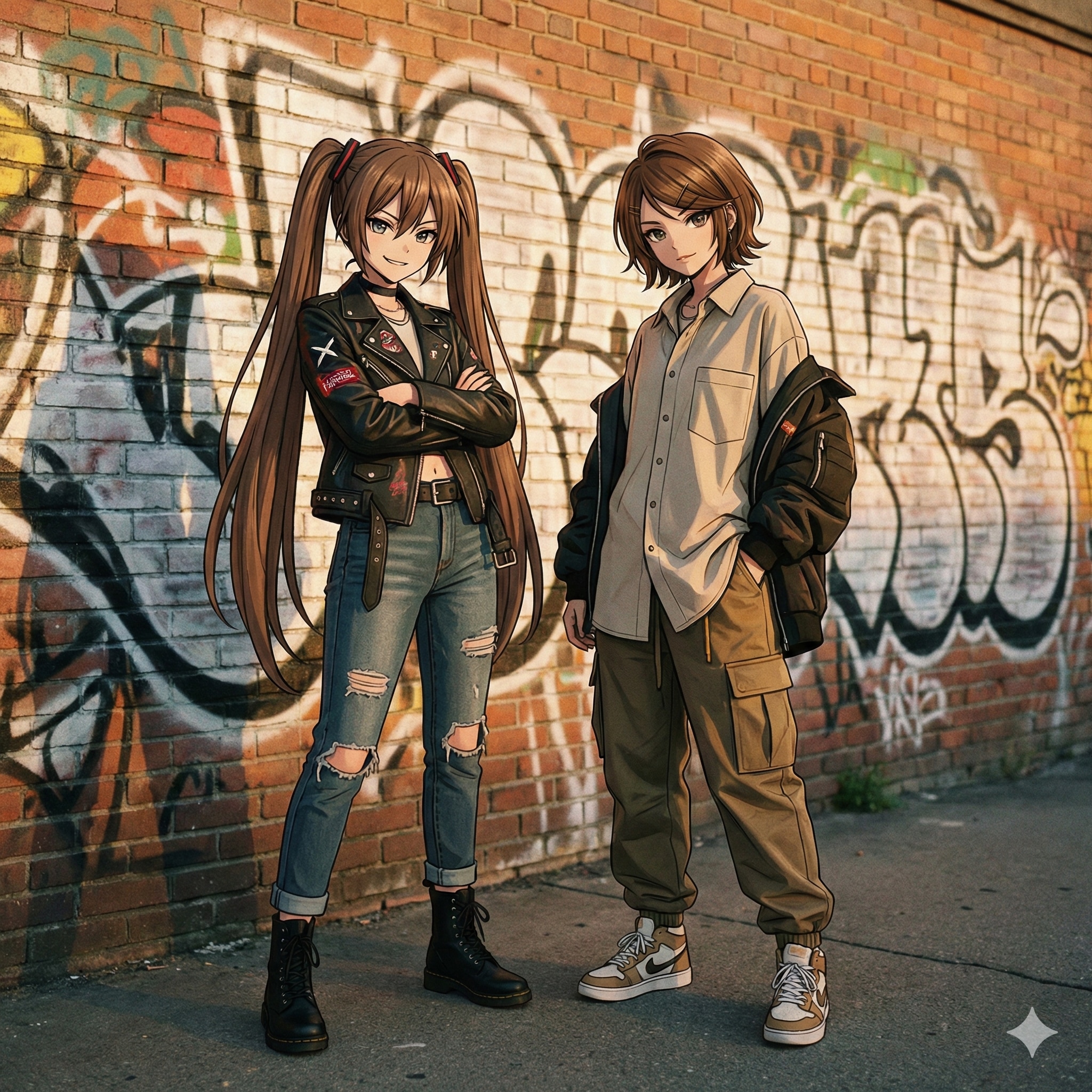 茶髪にしてみたミクさんとリンさん | の人気AIイラスト・グラビア