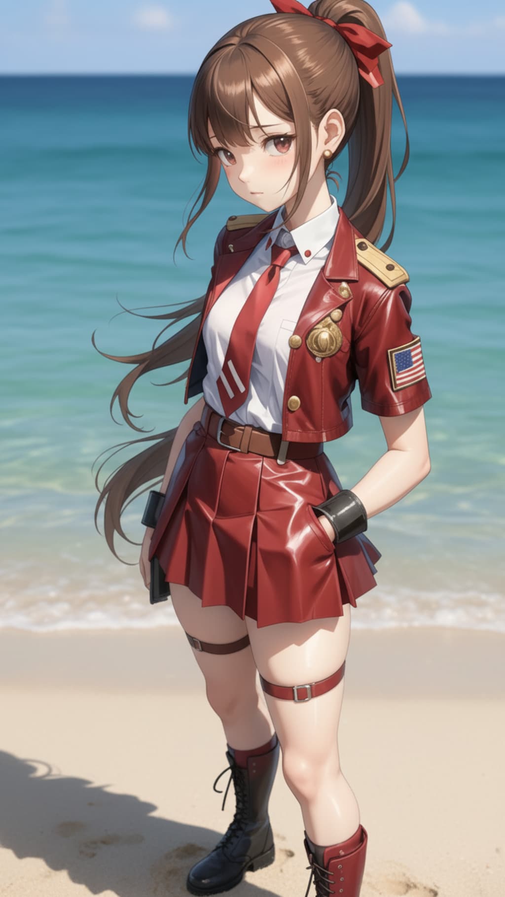 鼓笛隊の女の子