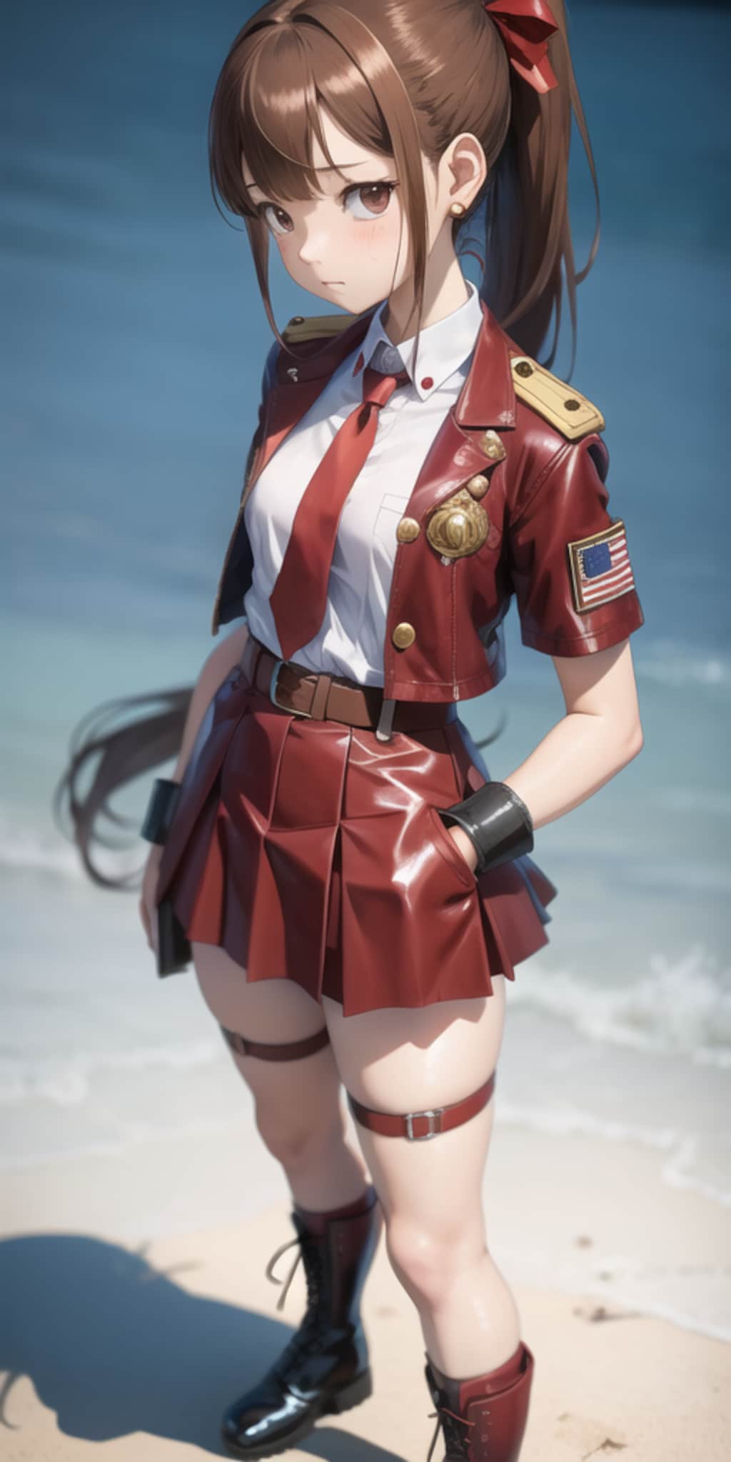 鼓笛隊の女の子