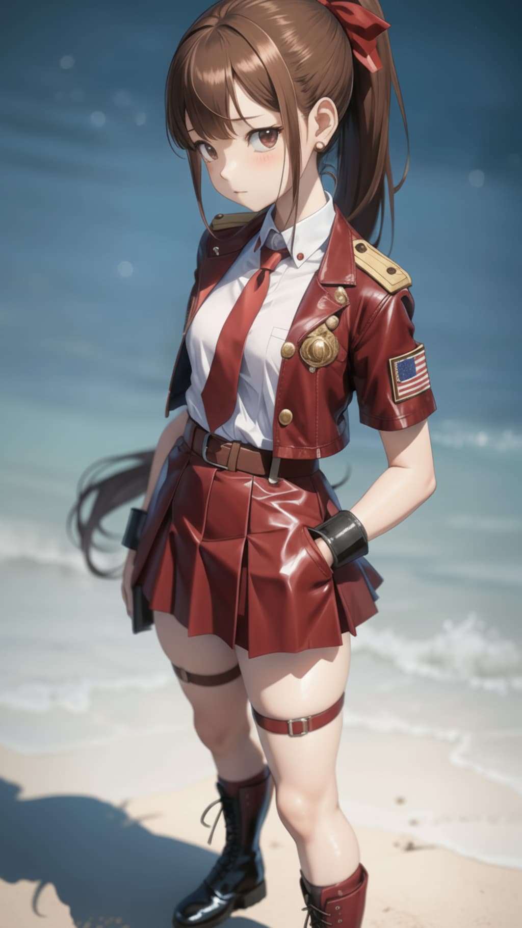 鼓笛隊の女の子