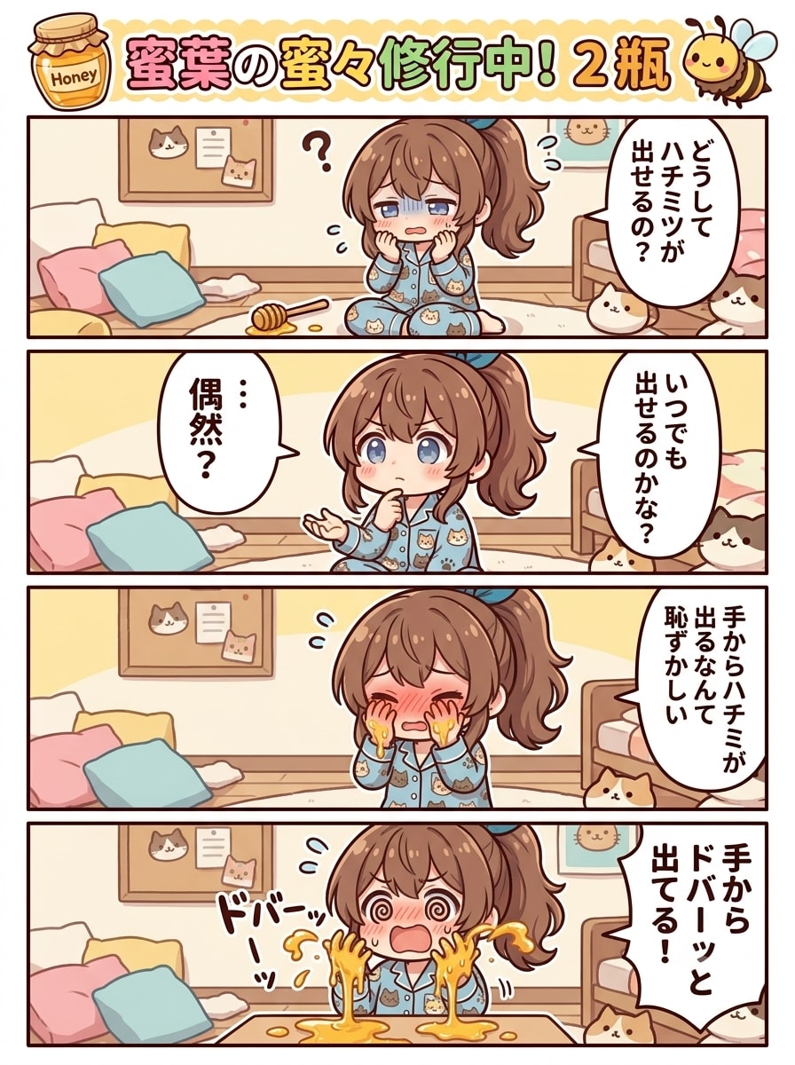 蜜葉の蜜々修行中！2瓶 | の人気AIイラスト・グラビア