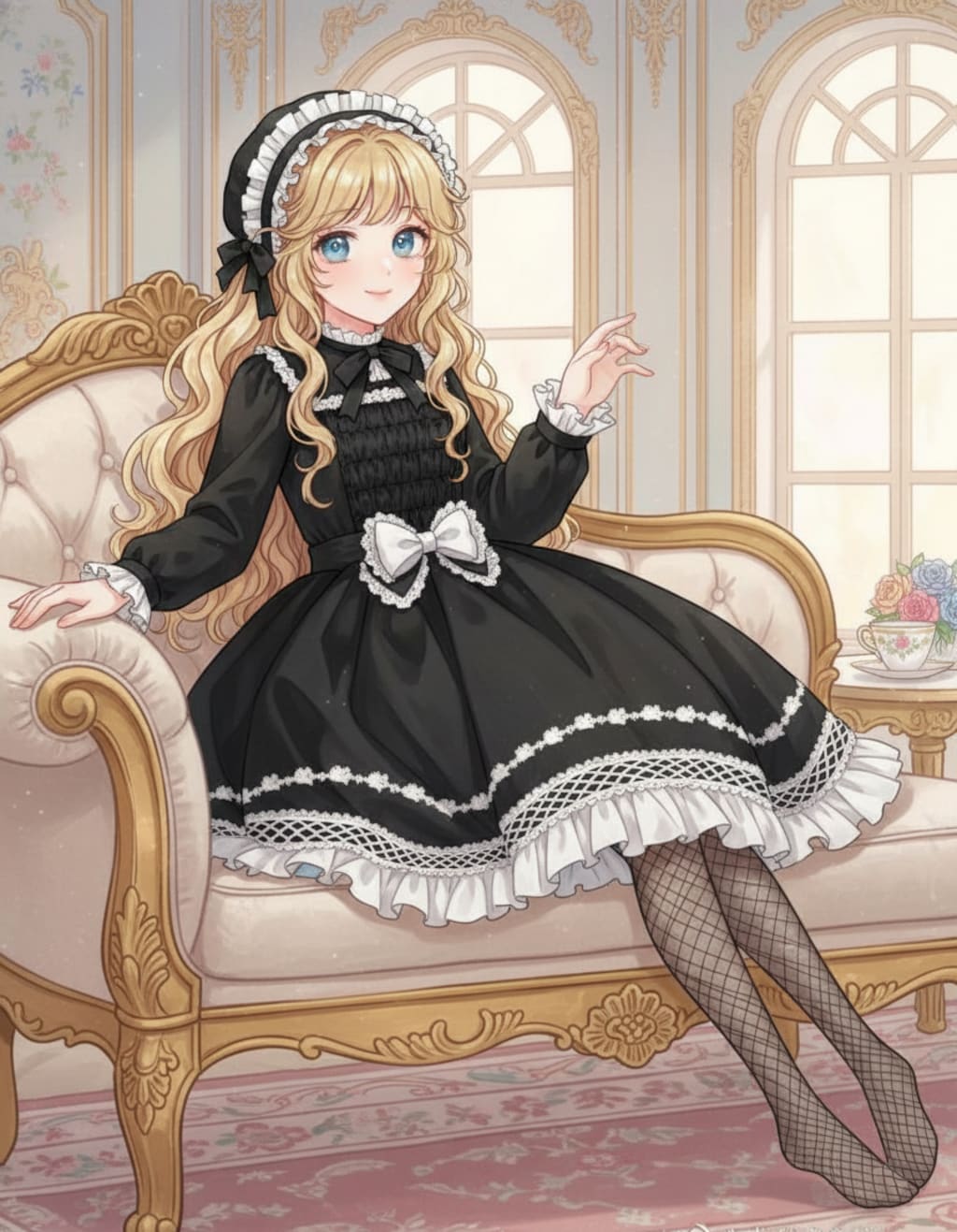 薔薇薫る金糸姫の午後