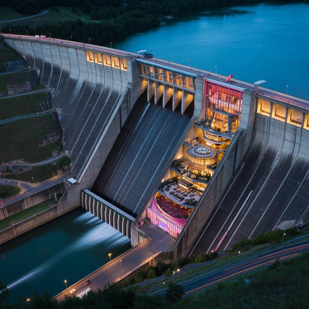ダムを利用したカジノ