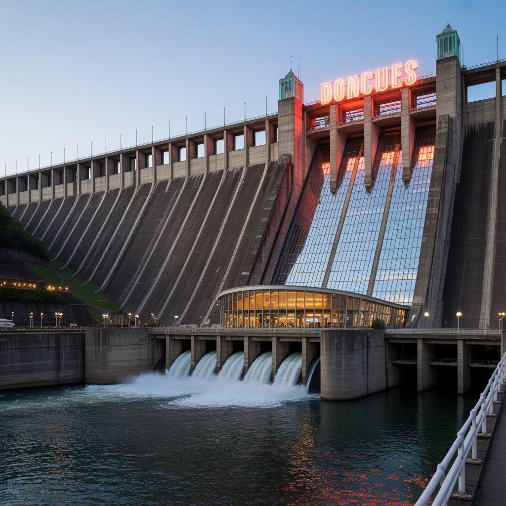 ダムを利用したカジノ
