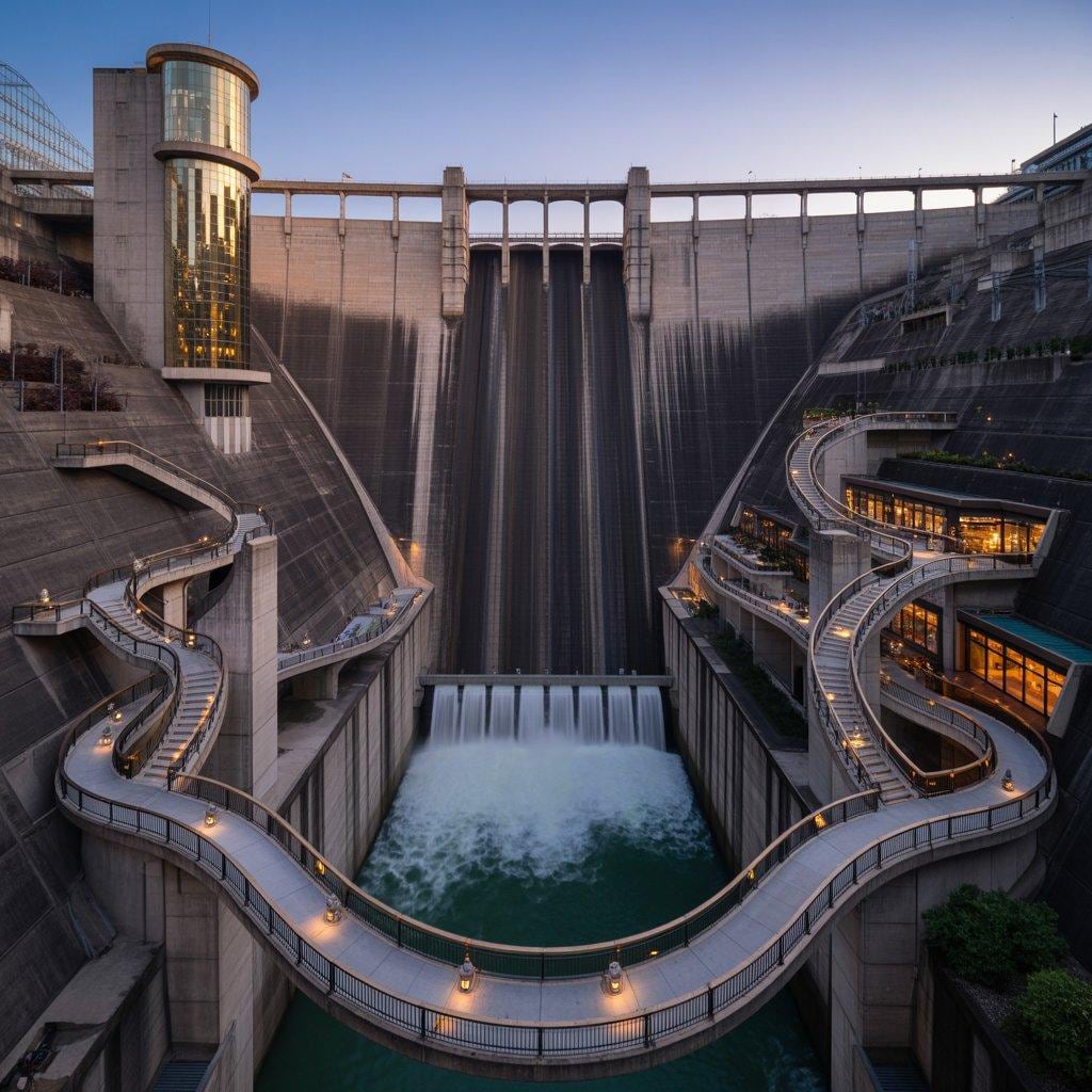 ダムを利用したカジノ