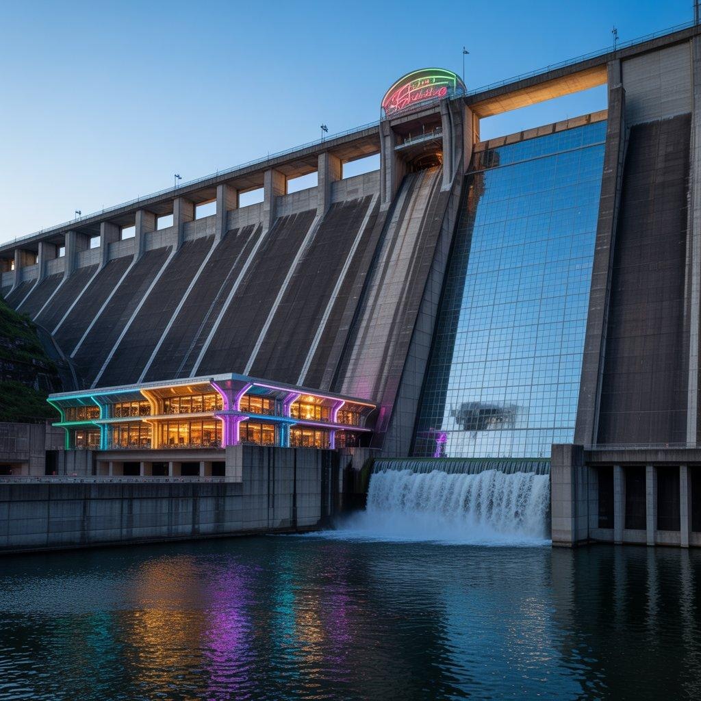 ダムを利用したカジノ