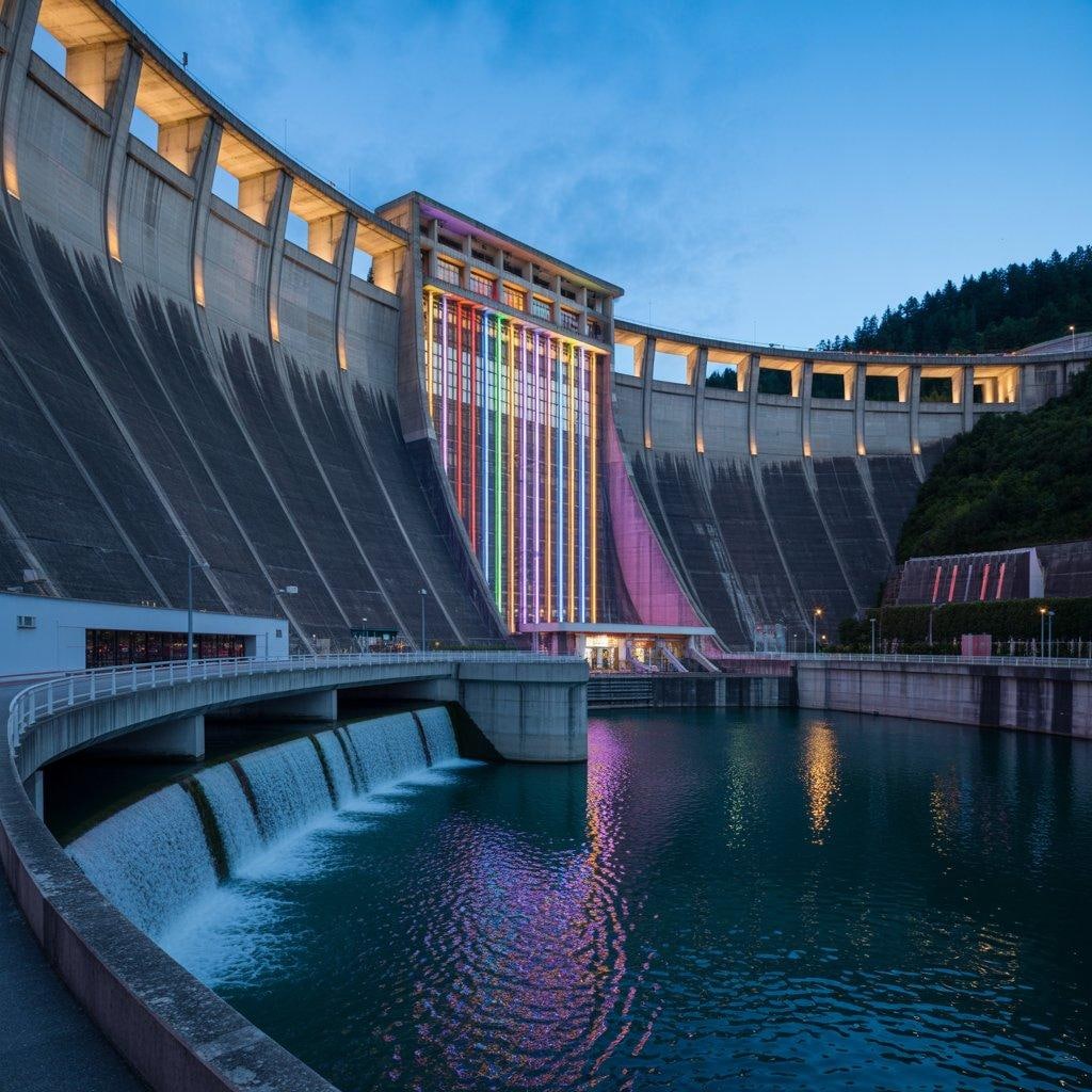 ダムを利用したカジノ