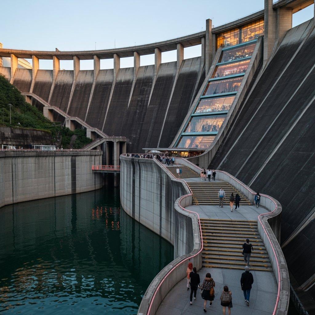 ダムを利用したカジノ