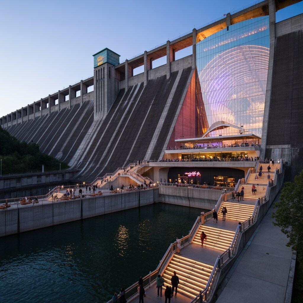 ダムを利用したカジノ