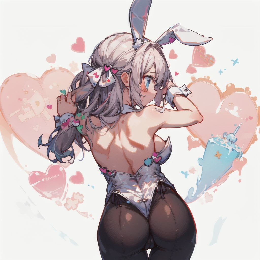 振り向きバニー