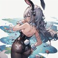 振り向きバニー 3枚目
