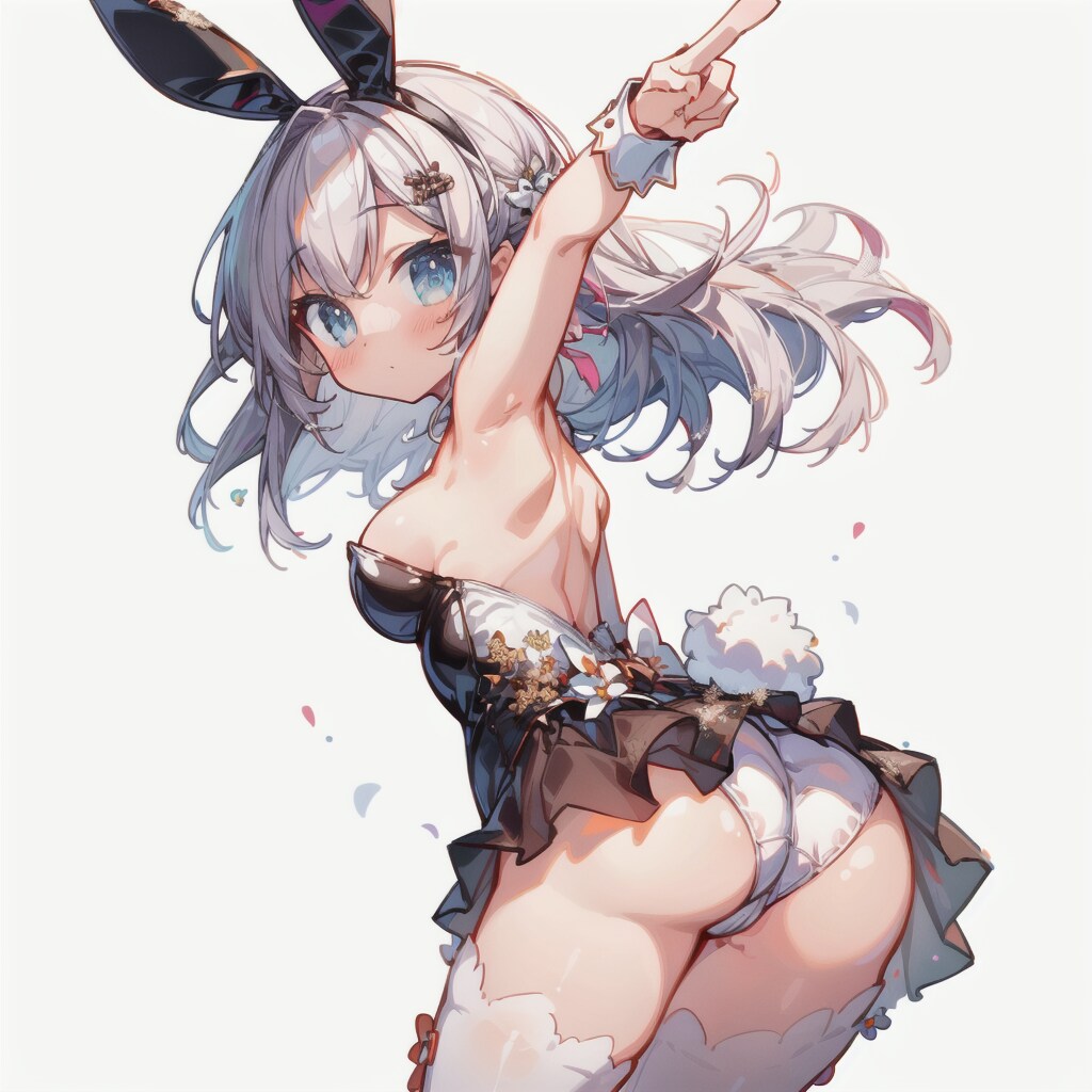 振り向きバニー