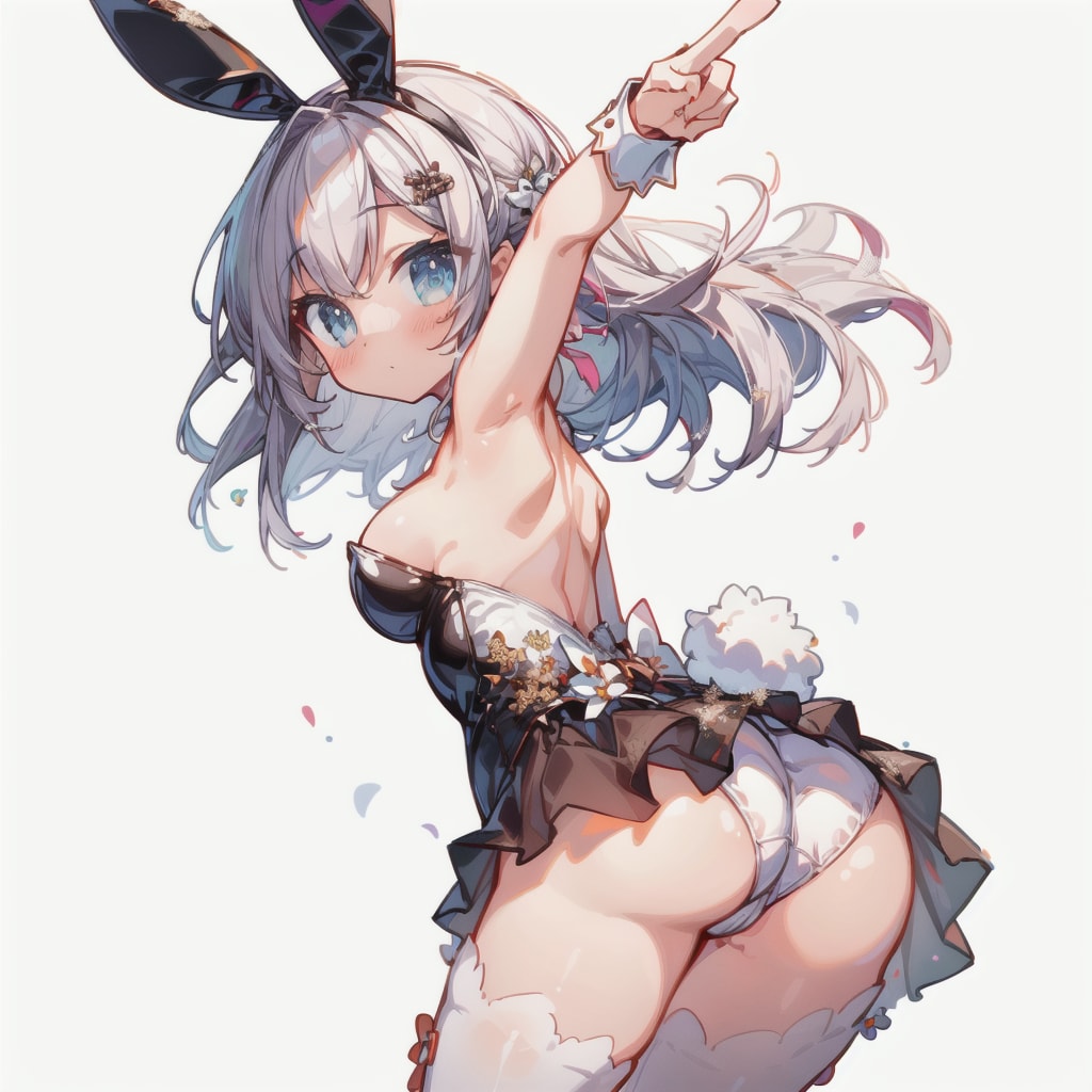 振り向きバニー