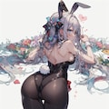 振り向きバニー 8枚目