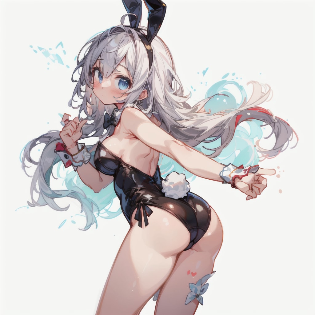 振り向きバニー