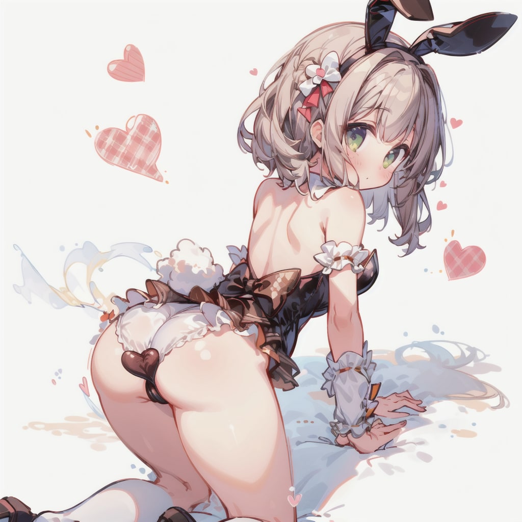 振り向きバニー