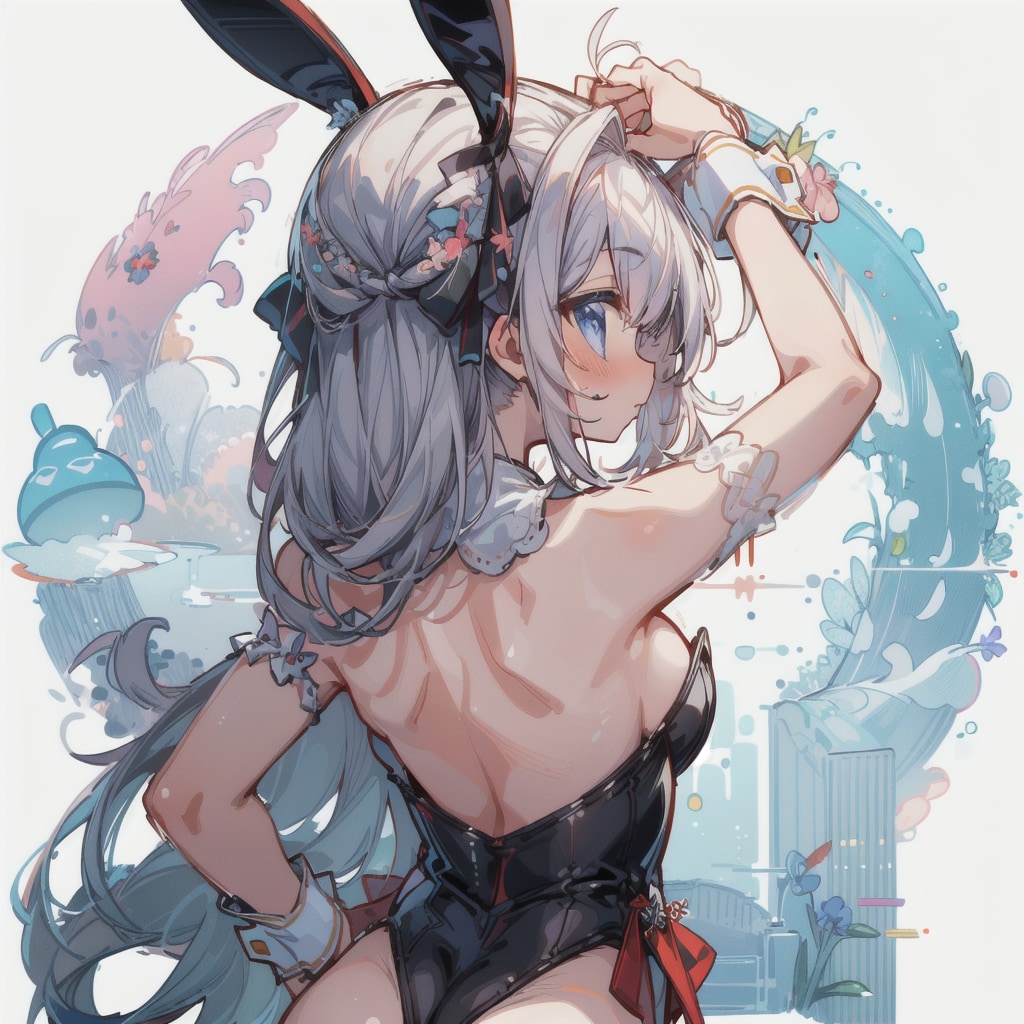 振り向きバニー