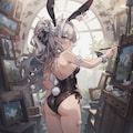 振り向きバニー 2枚目