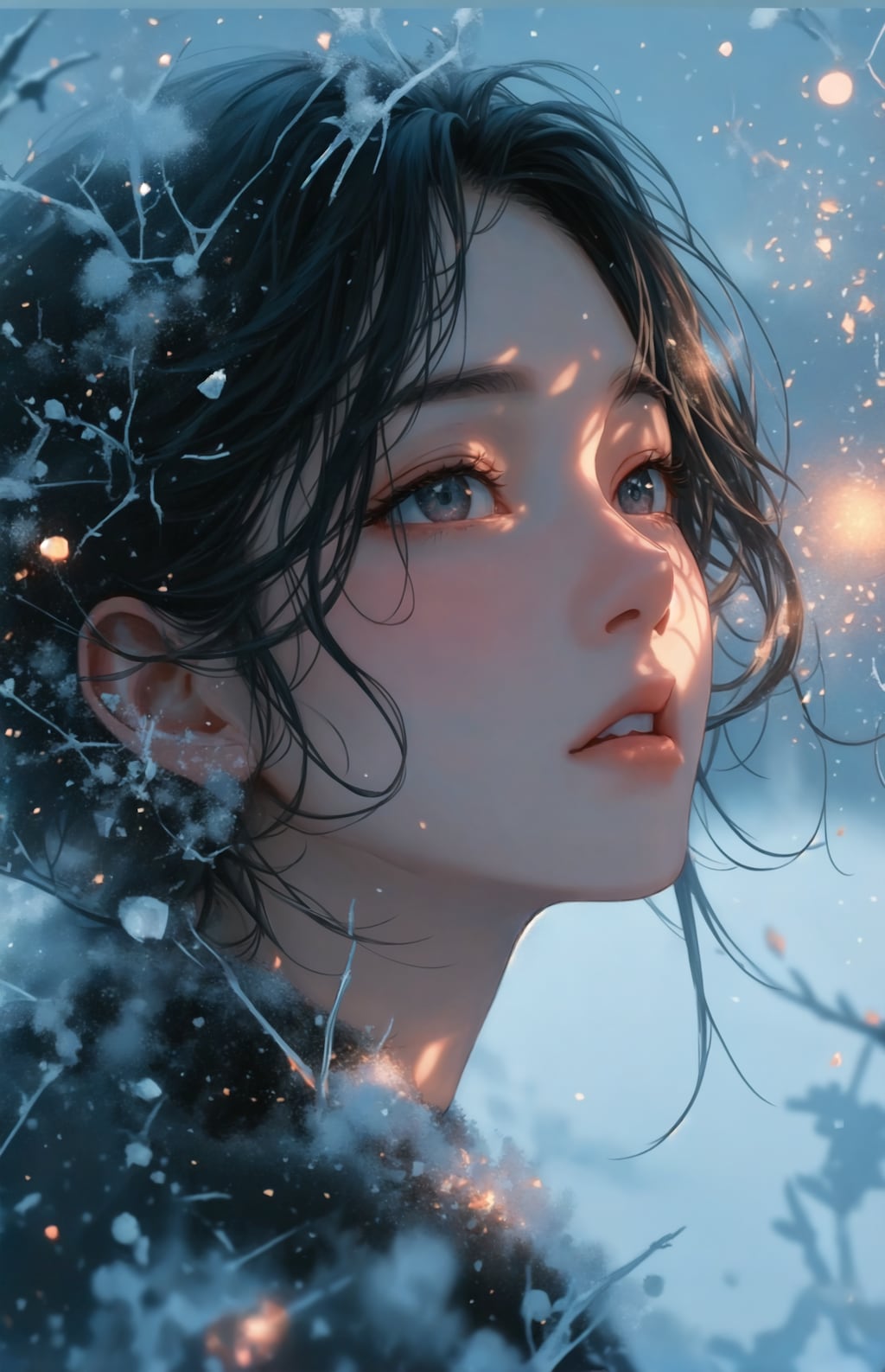 氷のガラス