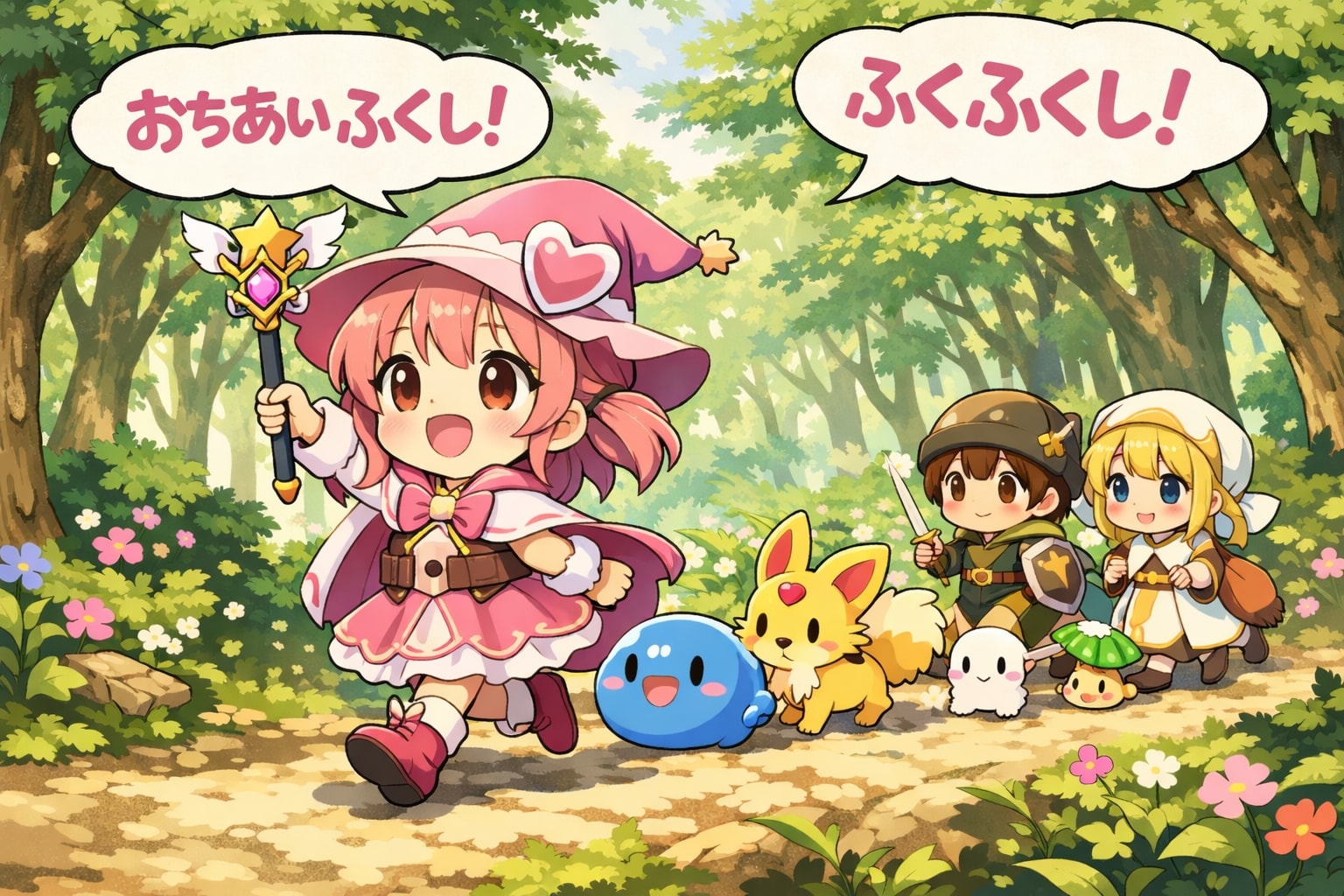 魔法少女パーティーの行進 | の人気AIイラスト・グラビア