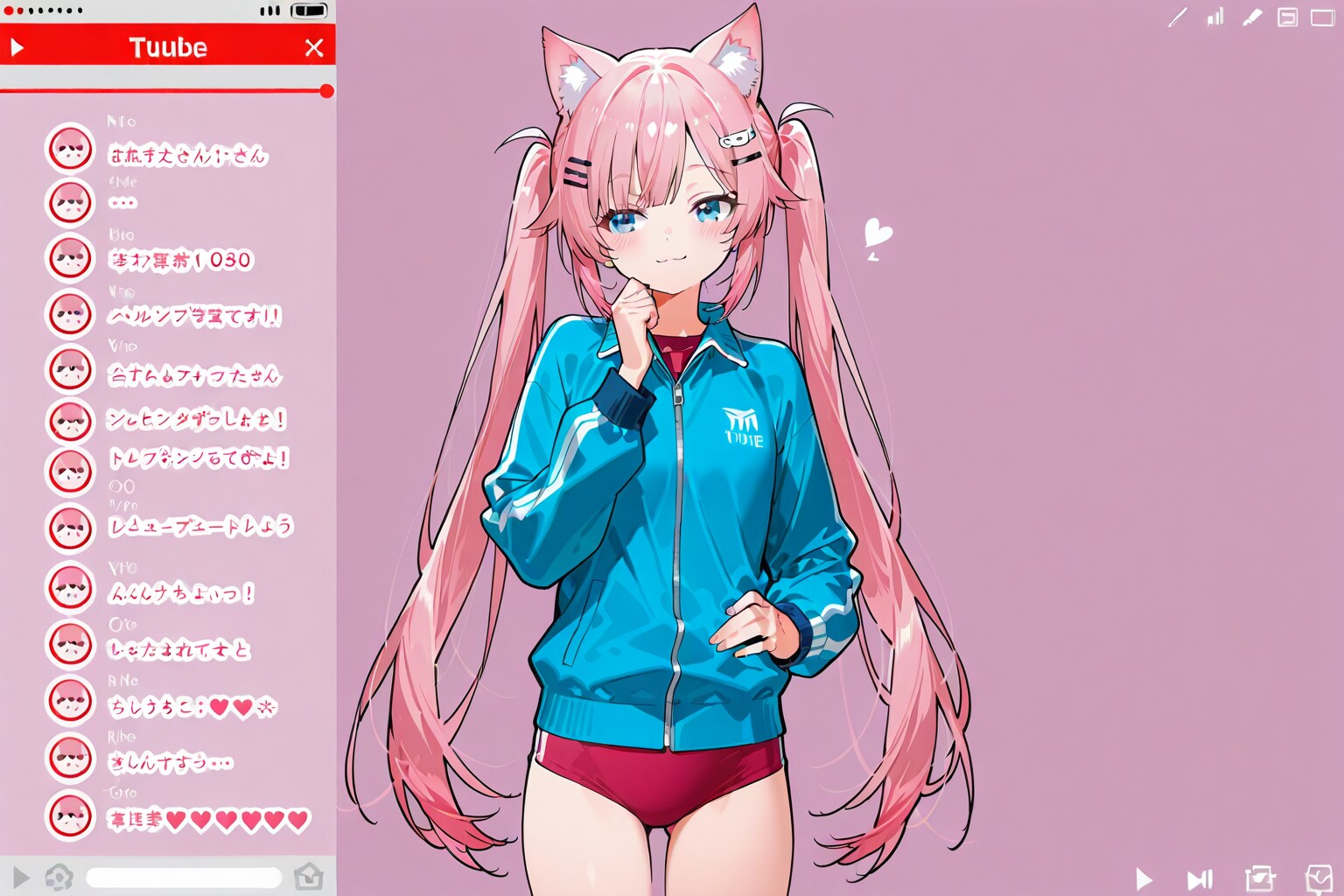 猫耳ブルマVtuber