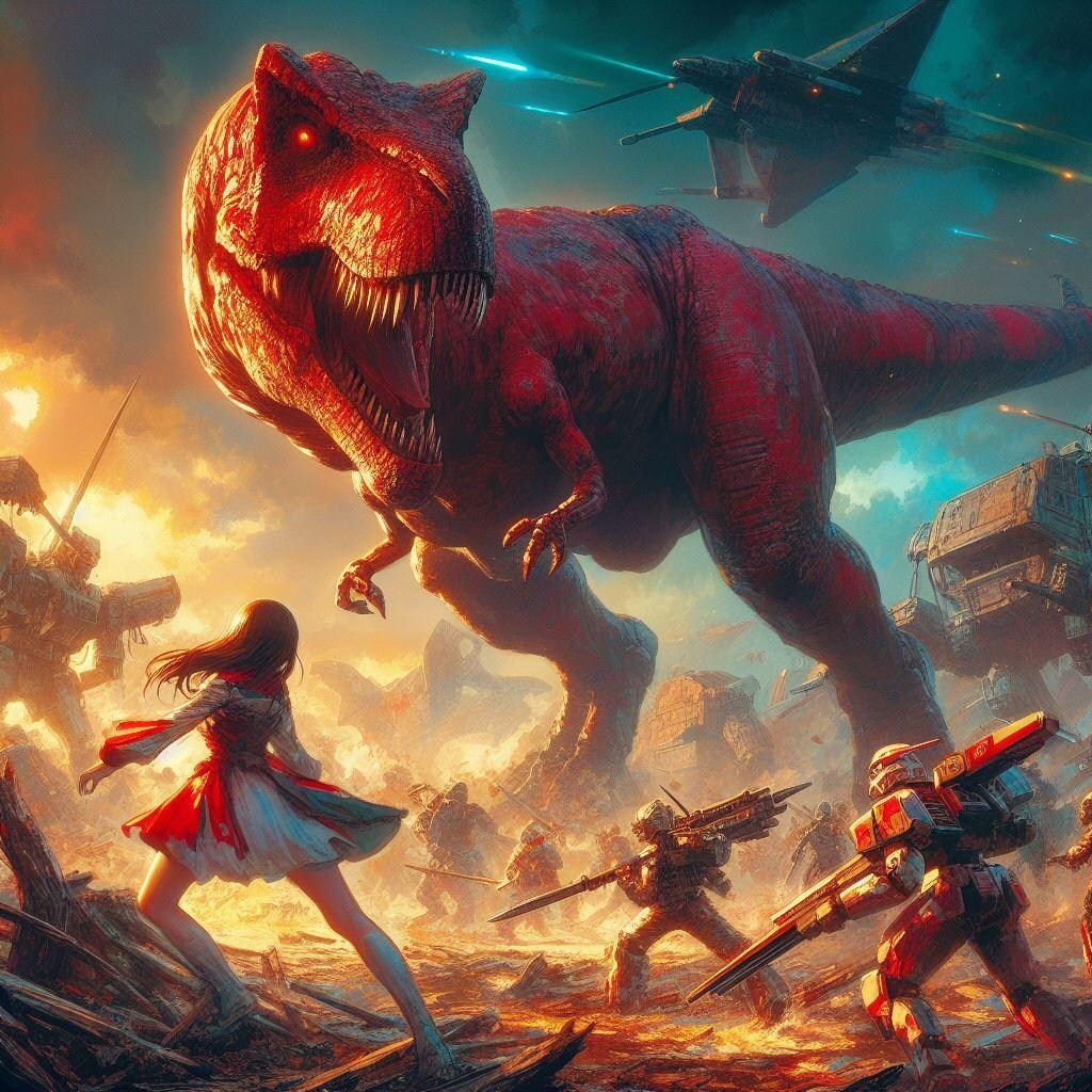 恐竜vs人間！！