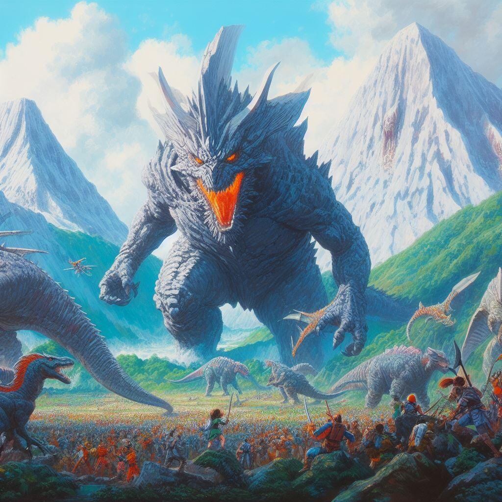 恐竜vs人間！！