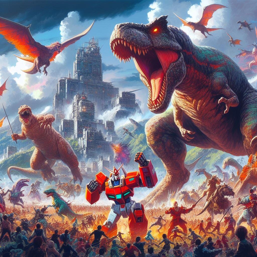 恐竜vs人間！！