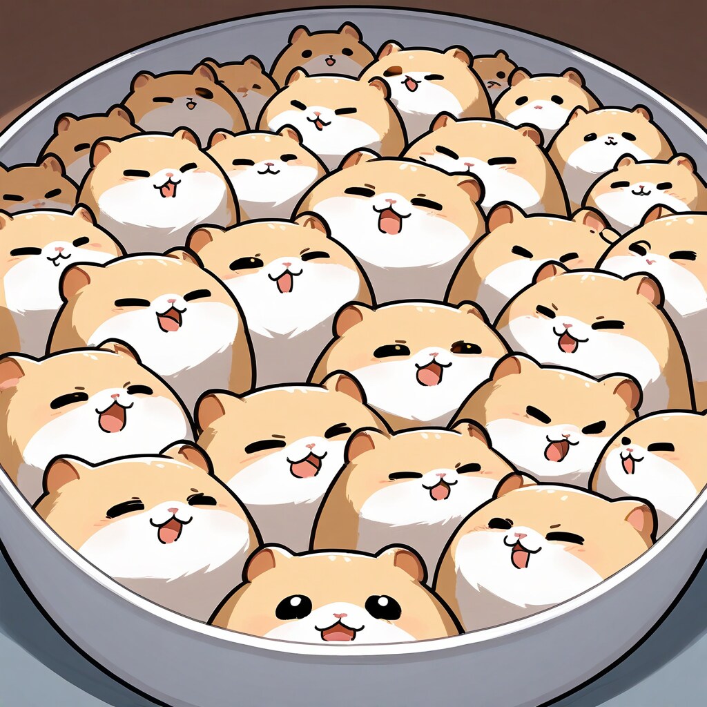 お椀いっぱいのはむ