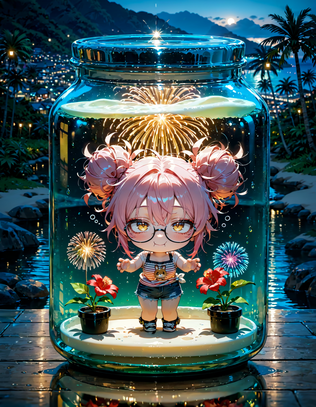 今日は何の日？　花火の日。島の日