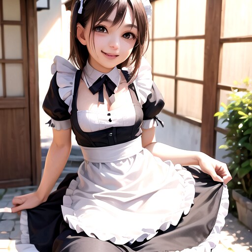 可愛いメイド002