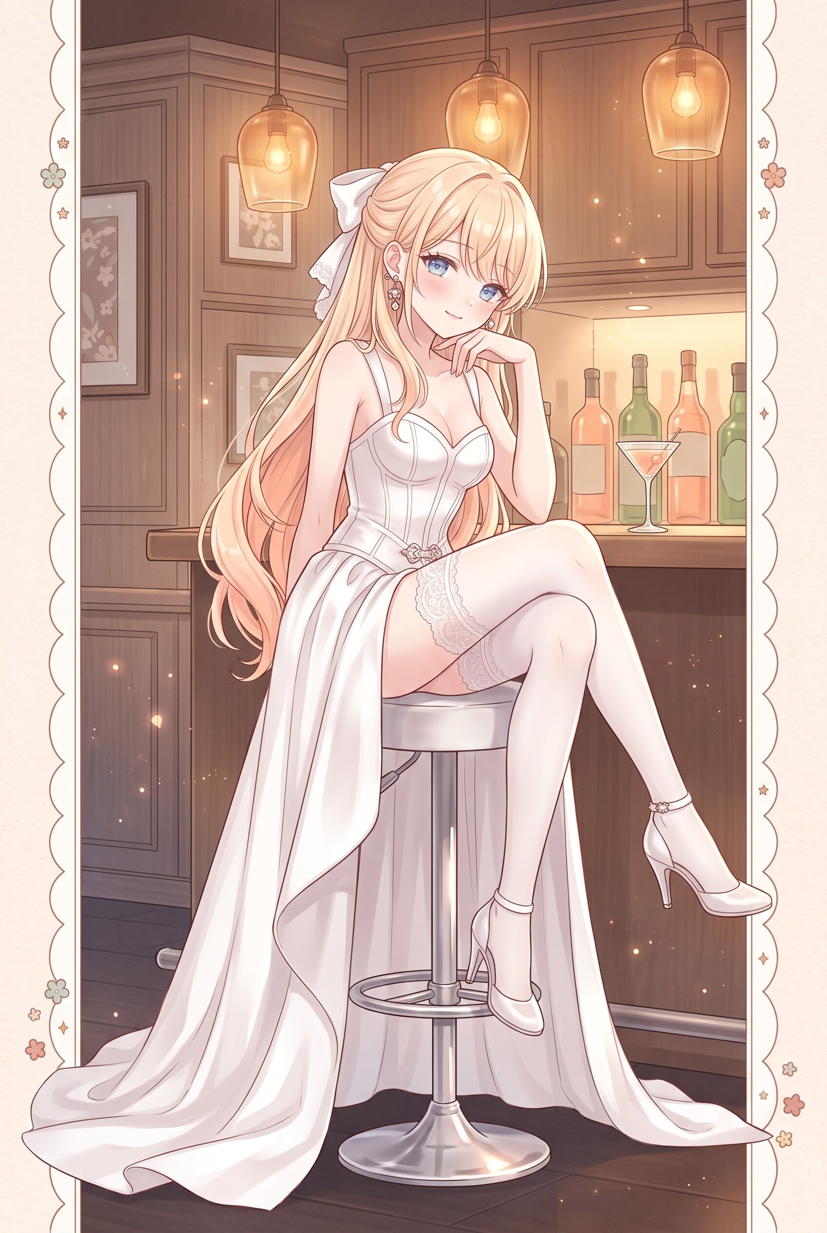 白燭華宴の金髪姫 | の人気AIイラスト・グラビア
