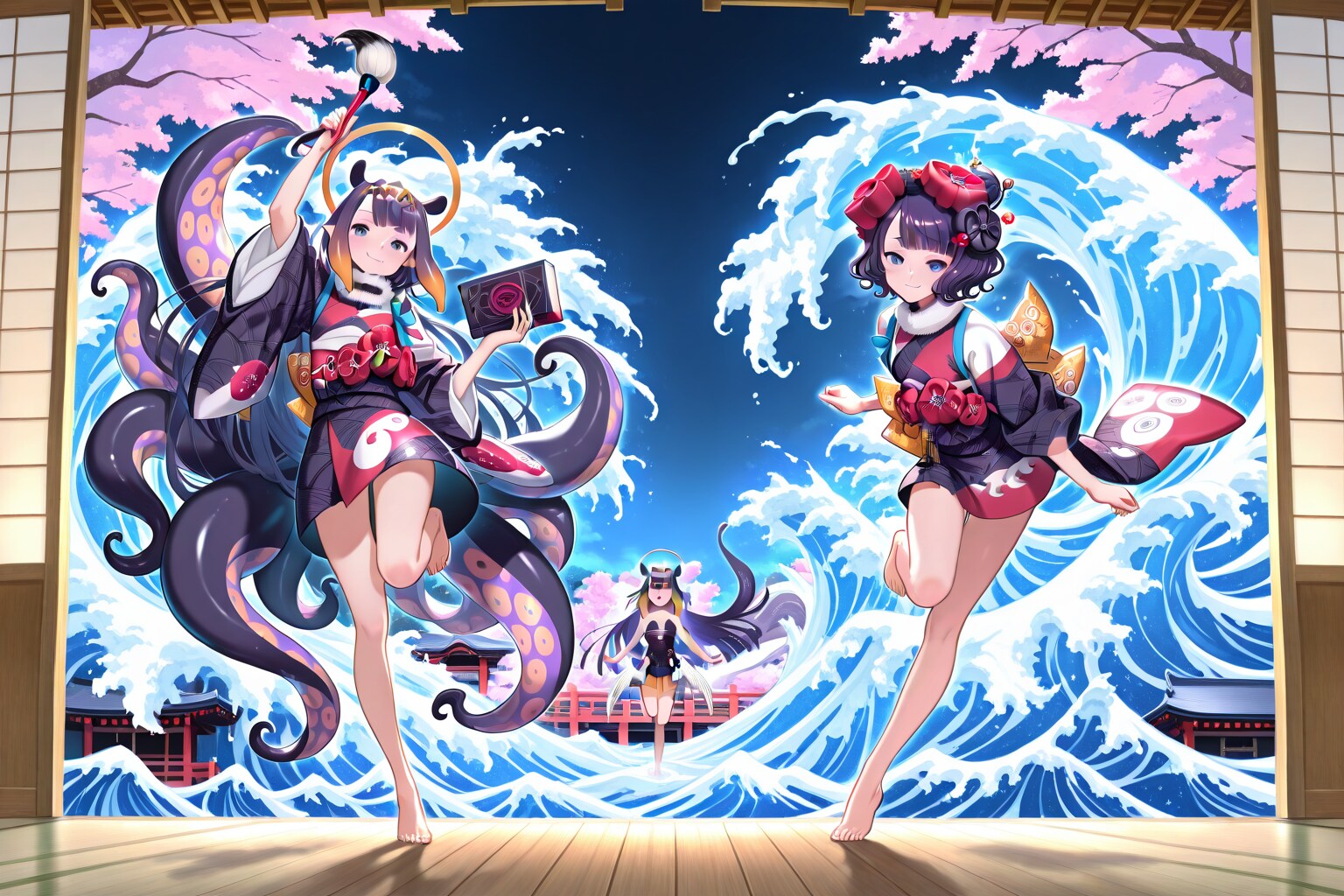 北斎イナニス、ツーショット
